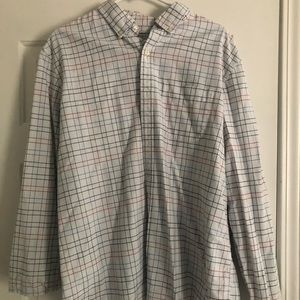 GAP MUTLI COLOR PLAID BUTTON DOWN SHIRT MENS XL